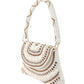 Rajwada Ornate White Pearl Embroidered Clutch For Women