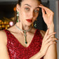 Rajwada Green Zircon Stones Studded Neckpiece Set For Women