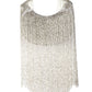 Rajwada Silver Cutdana Tassels Moon Clutch Bag For Women