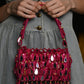 Rajwada Pink Tassels Embellished Clutch For Women