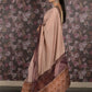 Rajwada Beige Woven Cotton Silk Blend Saree With Unstitched Blouse For Women