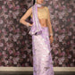 Rajwada Lavendar Georgette Saree With Unstitched Blouse For Women