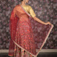 Rajwada Mauve Embroidered Semi Stitched Net Lehenga With Unstitched Blouse For Women