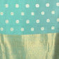 Rajwada Sea Green Woven Silk Blend Saree With Unstitched Blouse For Women