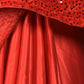 Rajwada Red Satin Saree With Unstitched Blouse For Women