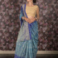 Rajwada Blue Printed Georgette Saree for Women