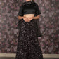 Rajwada Black Full Sequins Embroidered Stitched Velvet Lehenga with Unstitched Blouse for Women