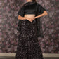 Rajwada Black Full Sequins Embroidered Stitched Velvet Lehenga with Unstitched Blouse for Women