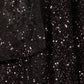 Rajwada Black Full Sequins Embroidered Stitched Velvet Lehenga with Unstitched Blouse for Women