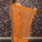 Rajwada Mustard Embellished Chiffon Saree with Unstitched Blouse for Women