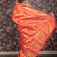 Rajwada Orange and Pink Double Shaded Woven Saree with Unstitched Blouse for Women