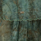 Rajwada Dark Green Beads Embroidered Organza Saree Without Blouse For Women