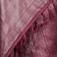 Rajwada Purple Woven Silk Blend Saree with Unstitched Blouse for Women
