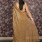 Rajwada Golden All- Sequins Saree With Unstitched Blouse For Women