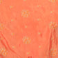 Rajwada Orange Embroiedered Crepe Saree Without Blouse For Women