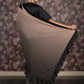 Rajwada Brown Embellished Lycra Ready-to-Wear Saree with Stitched Blouse for Women
