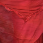 Rajwada Red Chiffon Embroidered Saree With Blouse Piece For Women