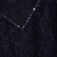 Rajwada Navy Blue Embroidered Semi Stitched Net Lehenga Set With Dupatta And Unstitched Blouse For Women