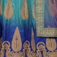 Rajwada Blue Zari Embroidered Stitched Silk Blend Lehenga with Stitched Blouse for Women