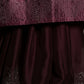 Rajwada Purple Embellished Crepe Saree With Unstitched Blouse For Women