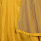 Rajwada Yellow Printed Stitched Cotton Lehenga with Stitched Blouse for Women