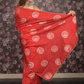 Rajwada Red Woven Silk Blend Saree Without Blouse For Women