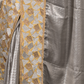Rajwada Grey Shimmer Polyester Embroidered Saree with Unstitched Blouse for Women