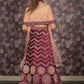 Rajwada Purple Semi stitched Sequins Embroidered Velvet Lehenga with Unstitched Blouse And Dupatta For Women