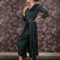 Rajwada Dark Green Embroidered Long Stitched Kurta Set For Women