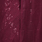 Rajwada Purple Sequins Embroidered Georgette Saree with Unstitched Blouse for Women