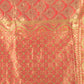 Rajwada Red Shaded Patola Silk Woven Saree with Unstitched Blouse for Women