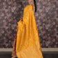 Rajwada Mustard Woven Silk Blend Saree With Unstitched Blouse For Women