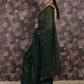 Rajwada Green Georgette Saree With Unstitched Blouse For Women