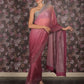 Rajwada Maroon Embellished Polyester Shaded Saree for Women