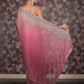 Rajwada Maroon Embellished Polyester Shaded Saree for Women