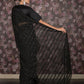 Rajwada Black Sequins Embroidered Georgette Saree for Women