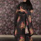Rajwada Black Printed Semi Stitched Lehenga with Unstitched Blouse And Dupatta For Women