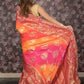 Rajwada Multicolor Silk Blend Woven Embroidered Saree with Unstitched Blouse for Women