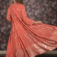 Rajwada Peach Sequins Embroidered Stitched Lehenga with Stitched Blouse And Shrug For Women