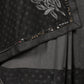 Rajwada Grey Embellished Lycra Saree with Unstitched Blouse for Women