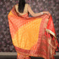Rajwada Yellow Woven Heavy Silk Saree With Unstitched Blouse For Women