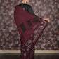 Rajwada Purple Embellished Lycra Saree With Unstitched Blouse For Women