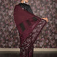 Rajwada Purple Embellished Lycra Saree With Unstitched Blouse For Women