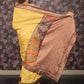 Rajwada Yellow Embellished Silk Blend Saree with Unstitched Blouse for Women