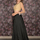 Rajwada Black Silk Blend Semi-Stitched Lehenga with Unstitched Blouse for Women