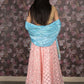 Rajwada Light Pink Sequins Embroidered Lehenga Set With Dupatta And Unstitched Blouse For Women