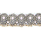 Rajwada Golden Faux Stone Indian Choker Neckpiece Set For Women