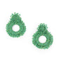 Rajwada Green Circular Dangler Earring For Women