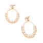 Rajwada White Embellished Dangler Earring For Women