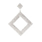 Rajwada Square Patterned Hoop Earring For Women